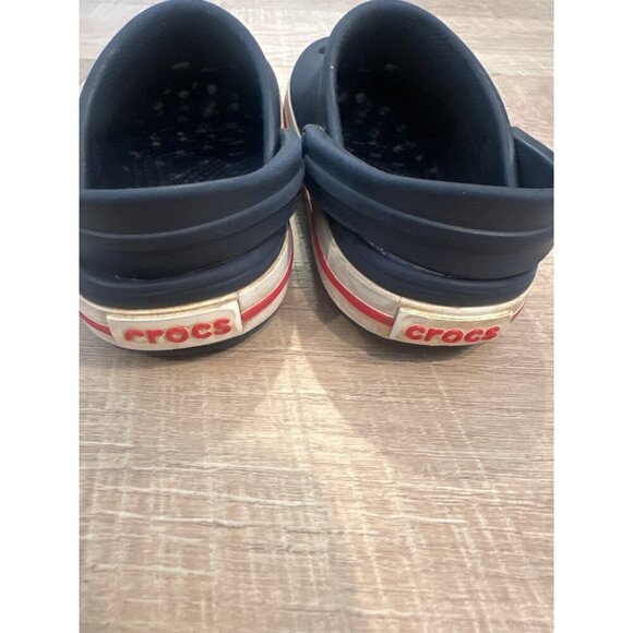 Crocs Kids Navy & Red Classic Clogs With Ventilated Design Child 7 - Picture 6 of 6